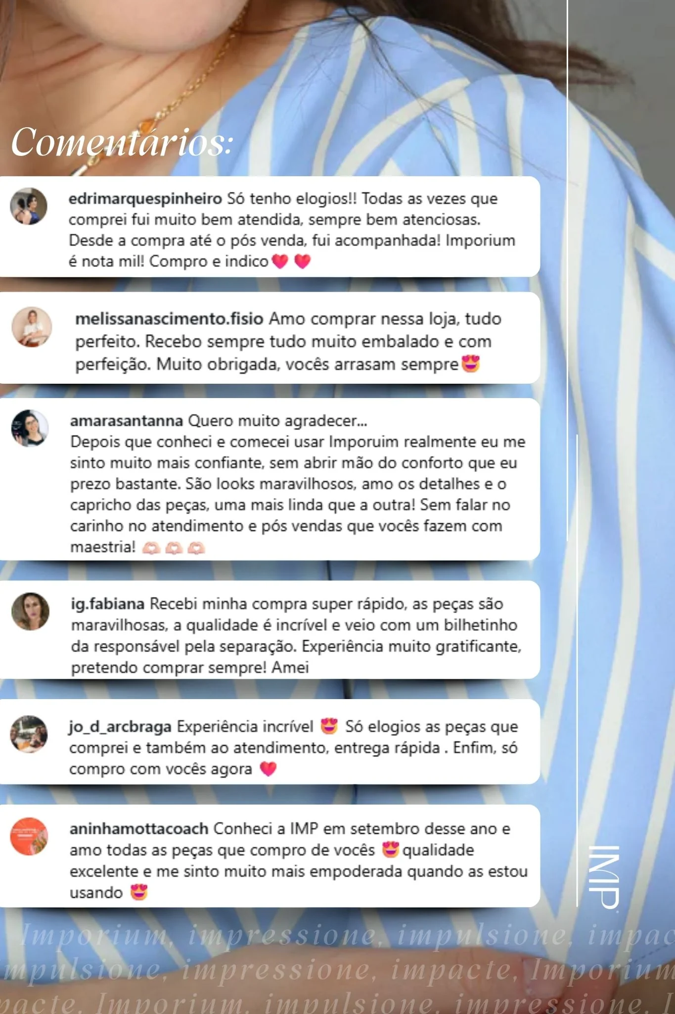 Blusa Manga Curta Crepe Classic Estampa Chevron Claudia Azul - Image 8