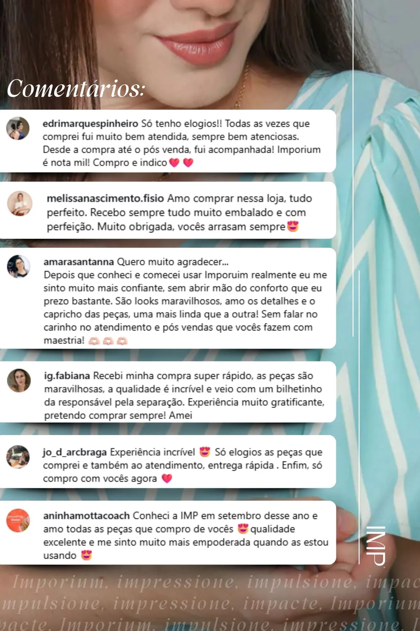 Blusa Manga Curta Crepe Classic Estampa Chevron Claudia Ciano - Image 8