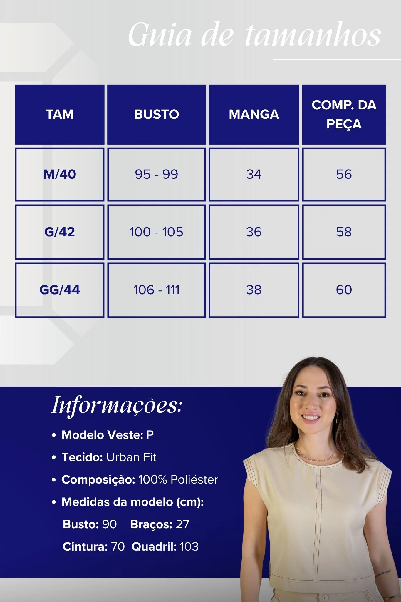 Blusa Manga Curta Detalhe Zíper Sabrina Sato Bege - Image 3