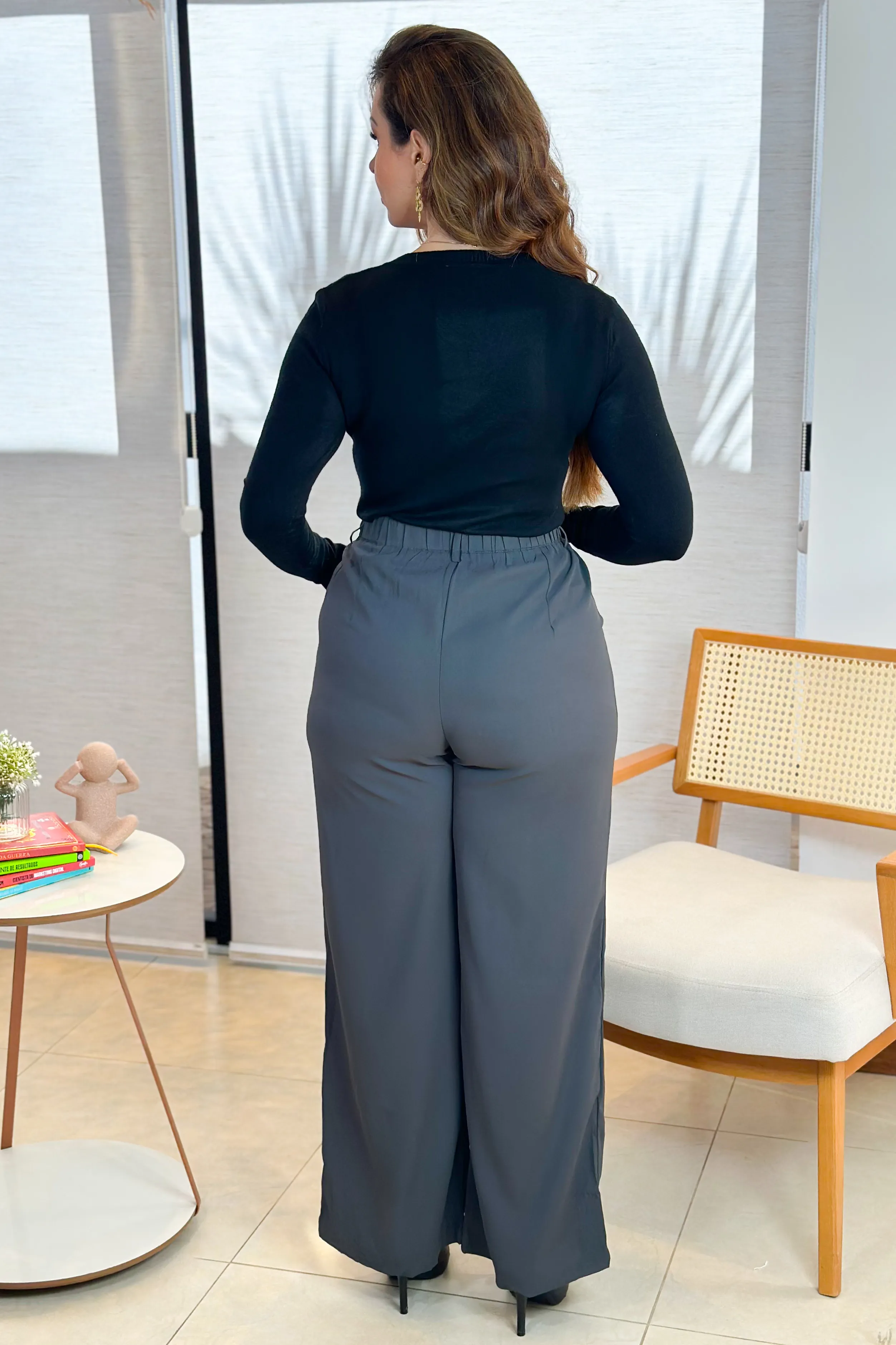 Blusa Manga Longa Em Tricot Luma Preto - Image 19