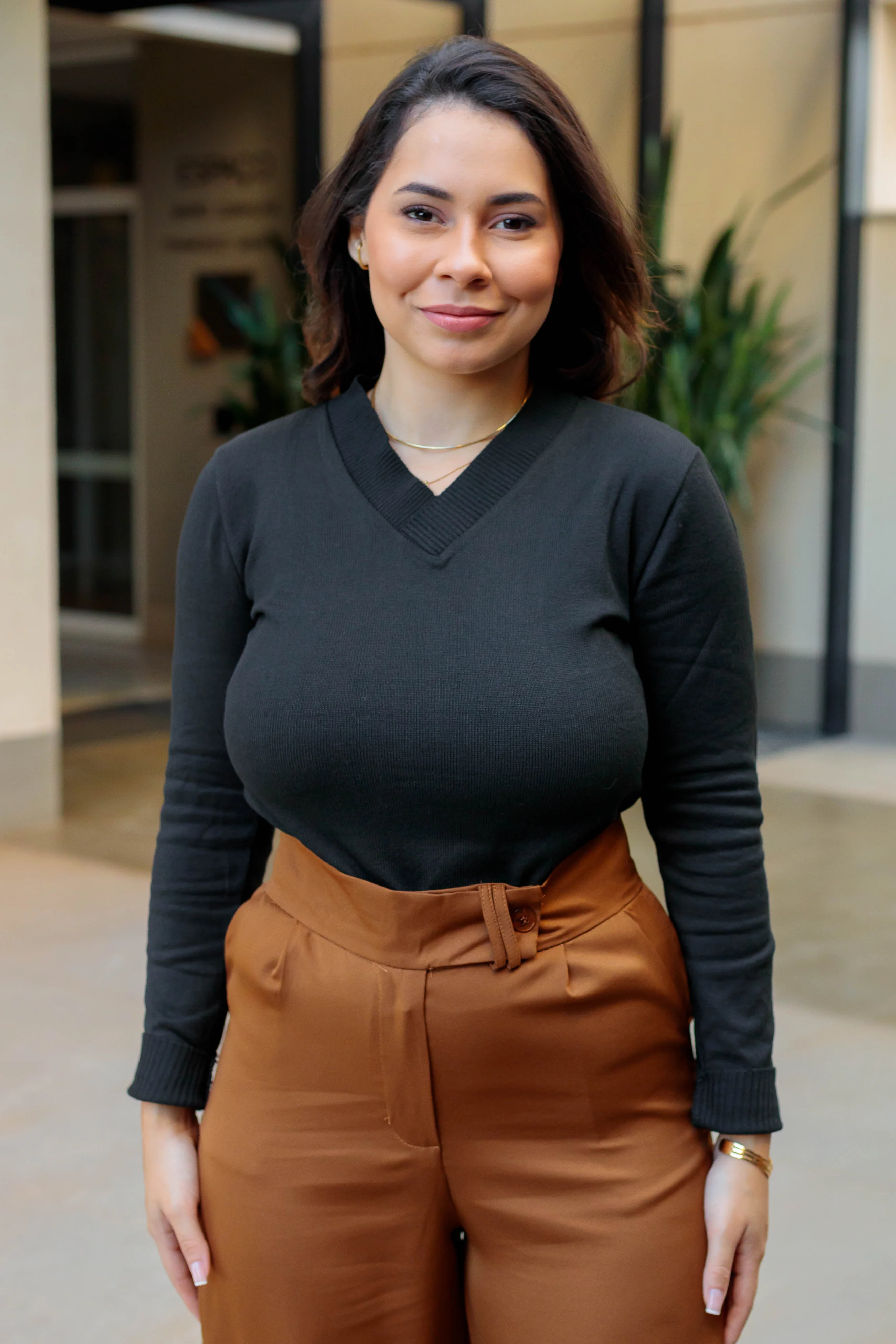 Blusa Manga Longa Tricot Decote Transpassado Noemi Preto - Image 8