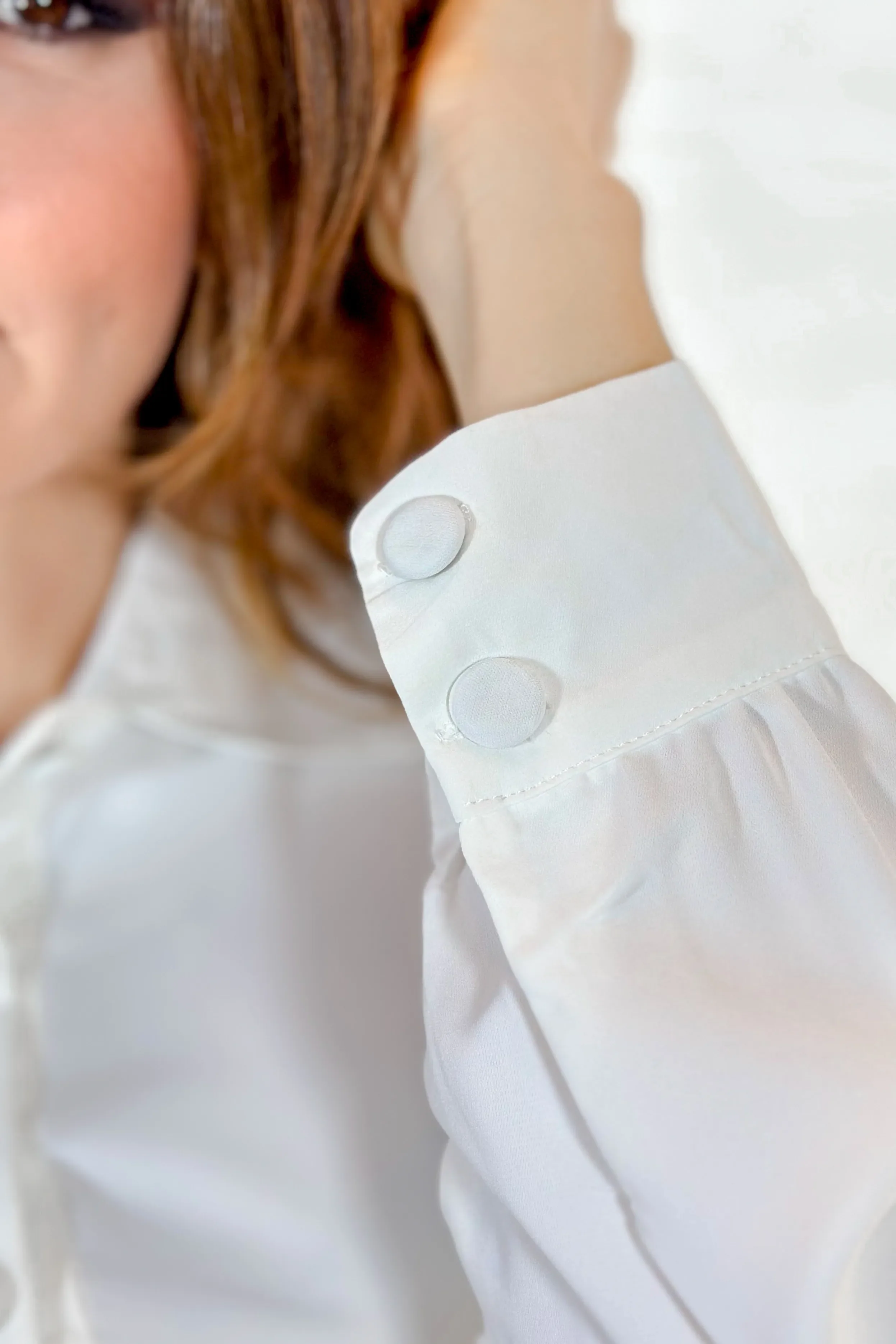 Camisa Manga Longa Lisa Gabriela Branca - Image 17