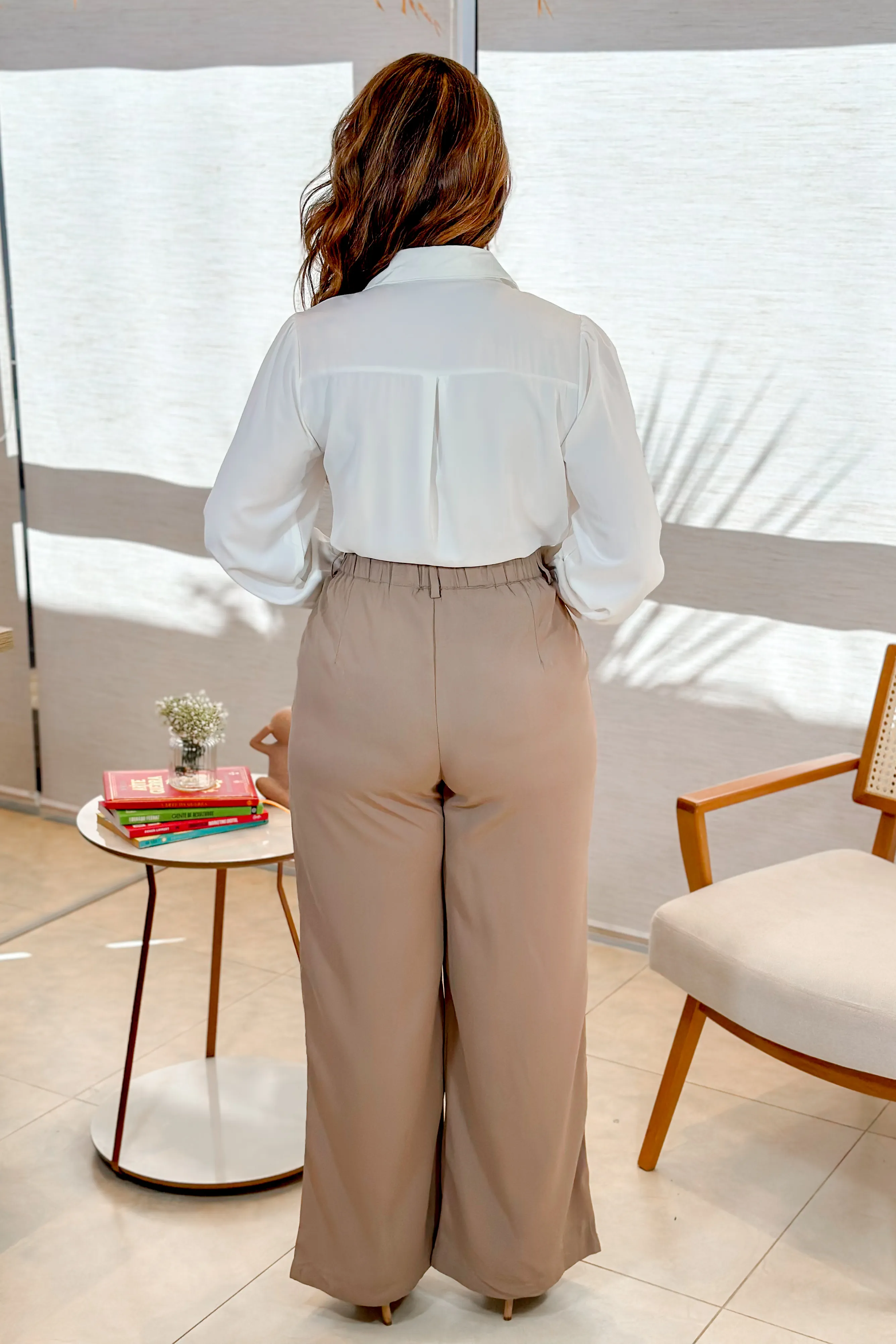 Camisa Manga Longa Lisa Gabriela Branca - Image 23