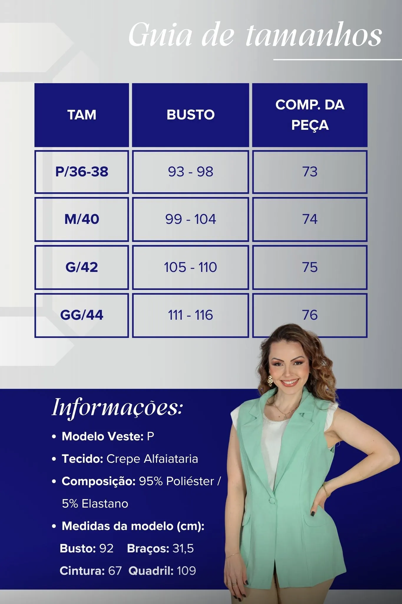 Colete Em Alfaiataria Camile Ciano - Image 5