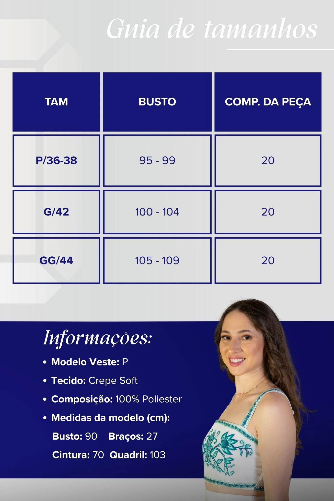 Cropped Marina Ruy Crepe Soft Estampado Verde - Image 3