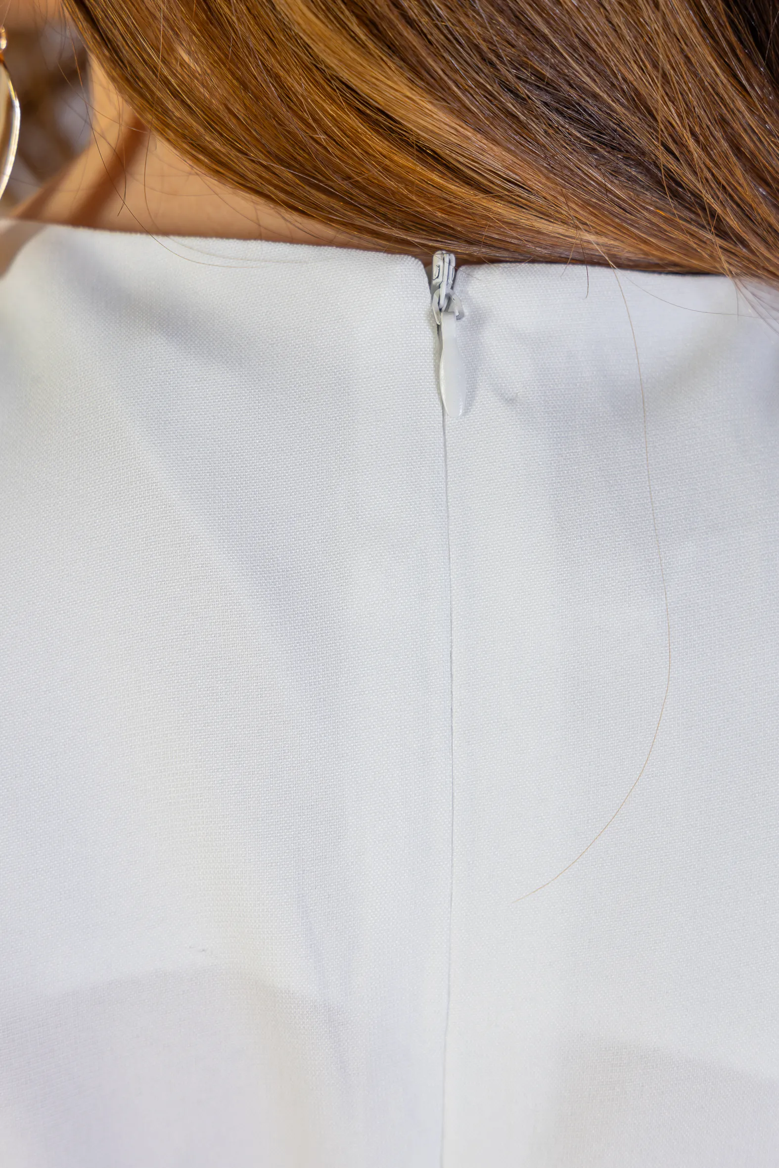 Vestido Longo Alfaiataria Detalhe Cinto Patrícia Poeta Branco - Image 10