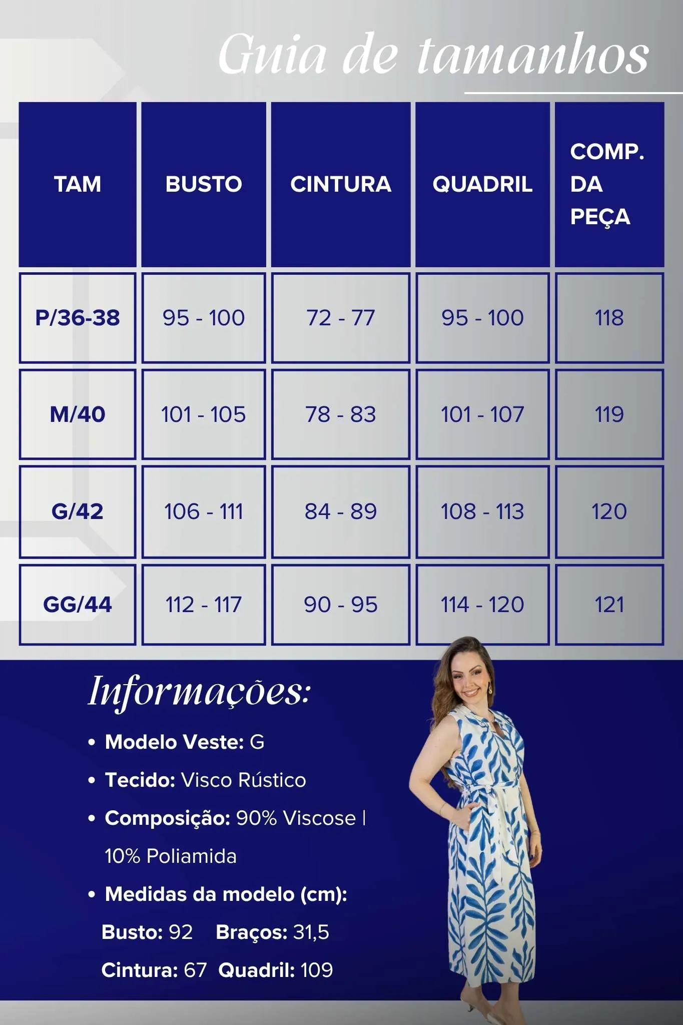 Vestido Midi Regata Visco Rústico Luana Estampado Azul - Image 3