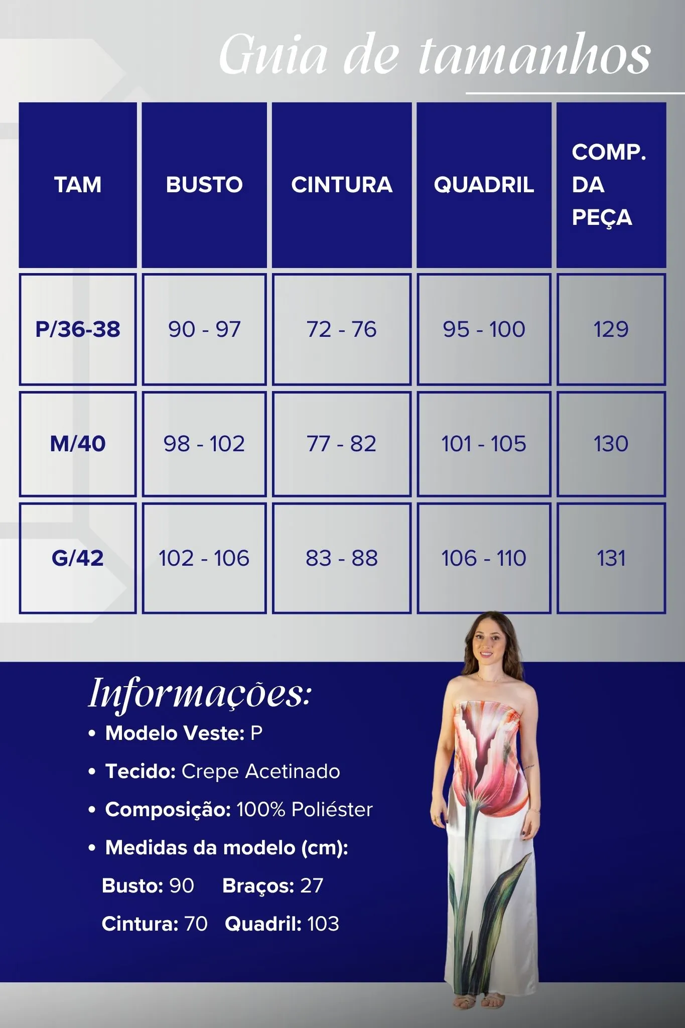 Vestido Tomara Que Caia Detalhe Fenda Crepe Acetinado Camila Pitanga Estampado Branco - Image 3